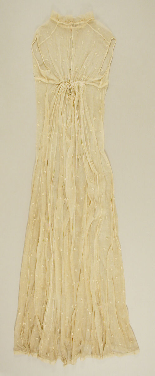 Ensemble, silk, cotton, French