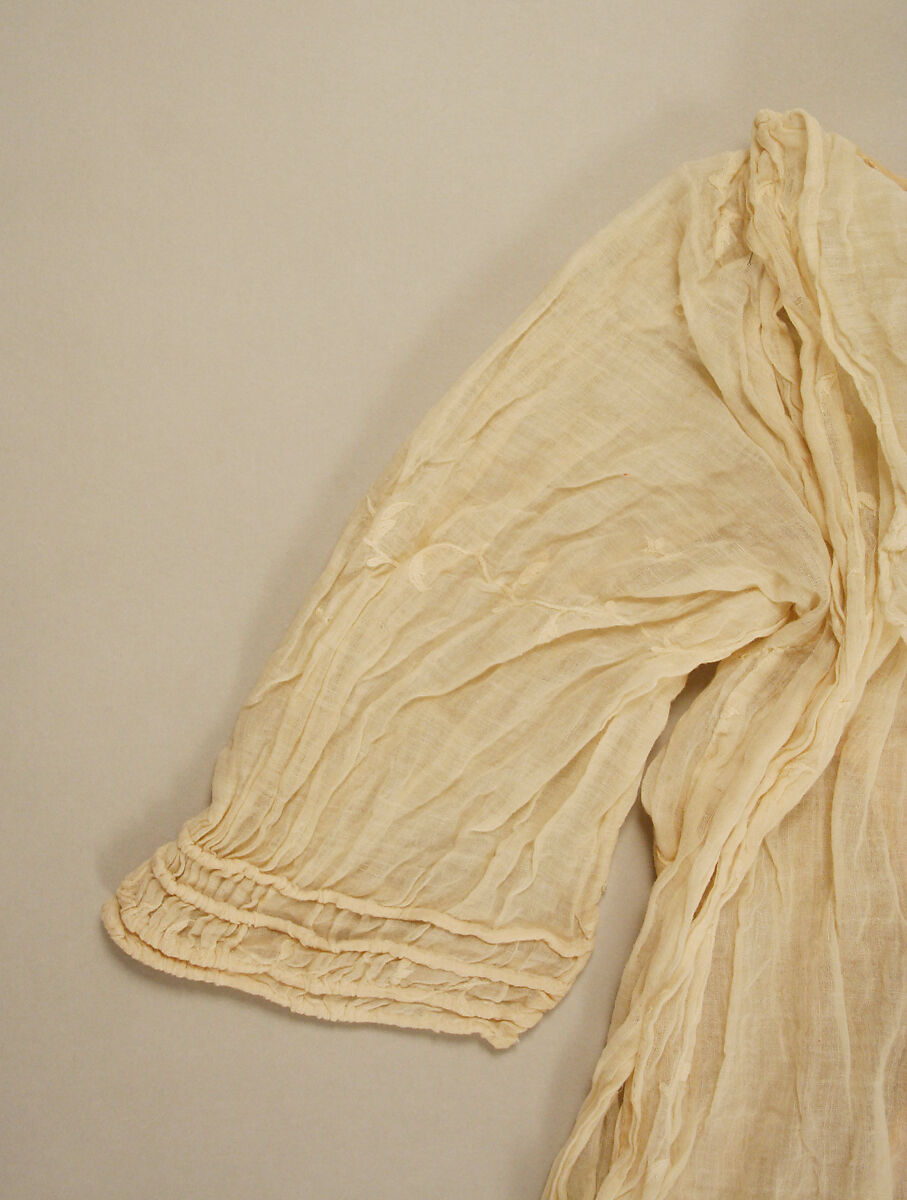 Evening dress, cotton, American