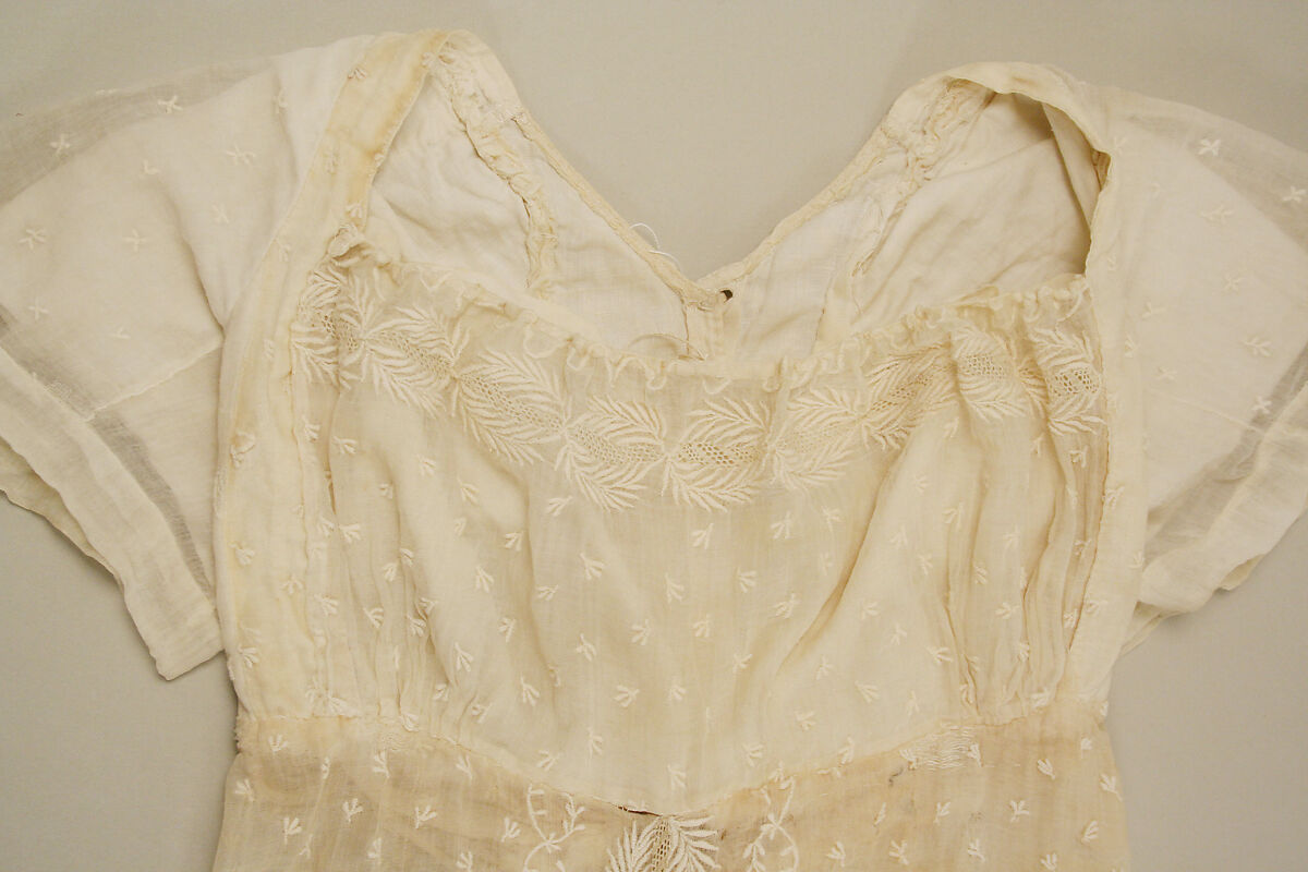 Dress, cotton, American