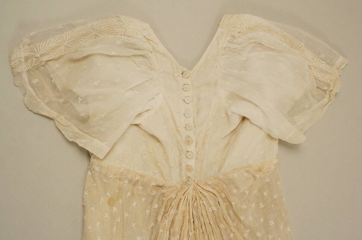 Dress, cotton, American