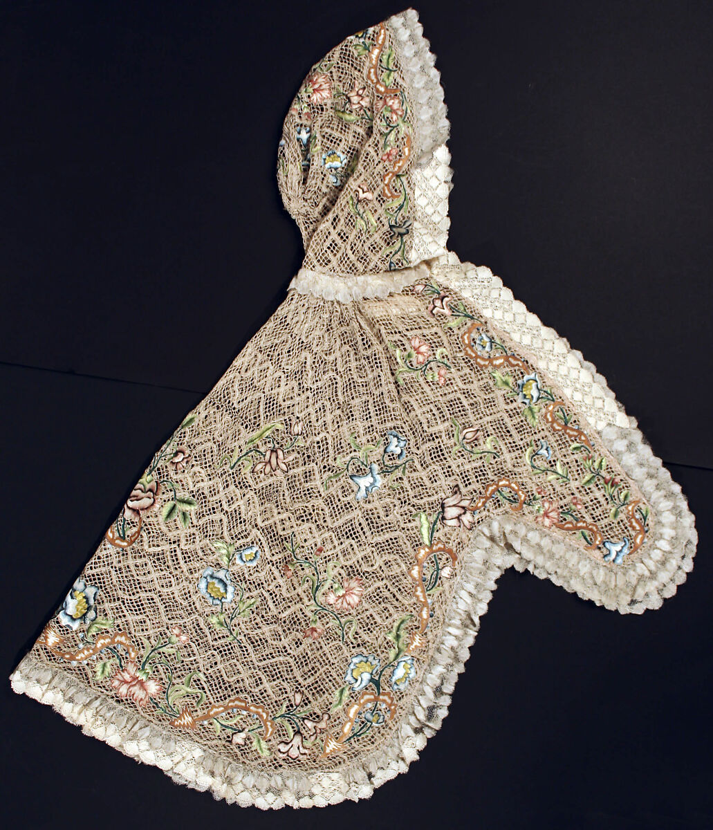 Capuchin, silk, probably French