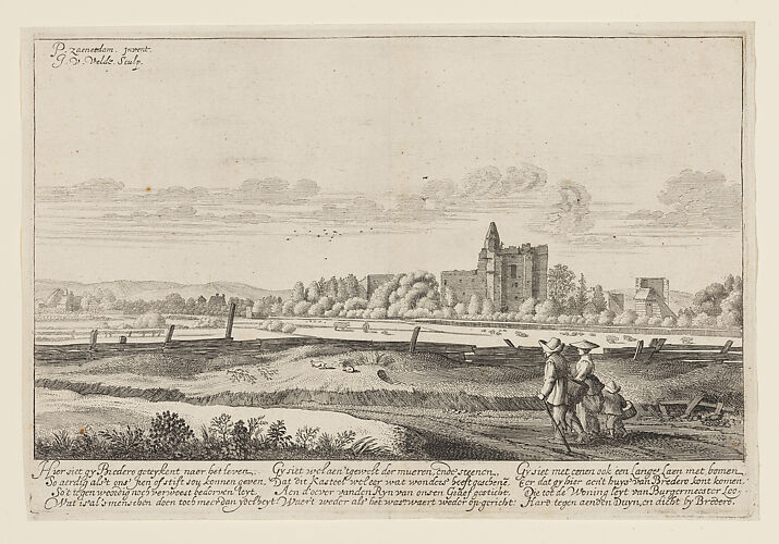 Ruins of the Castle of Brederode, from 