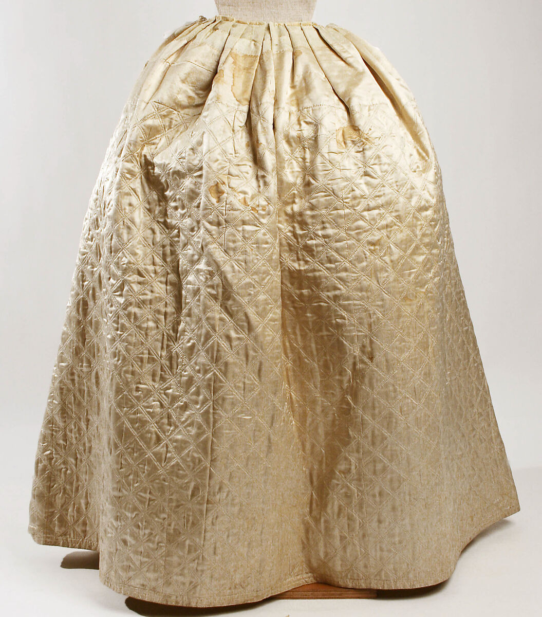 Petticoat, silk, European 