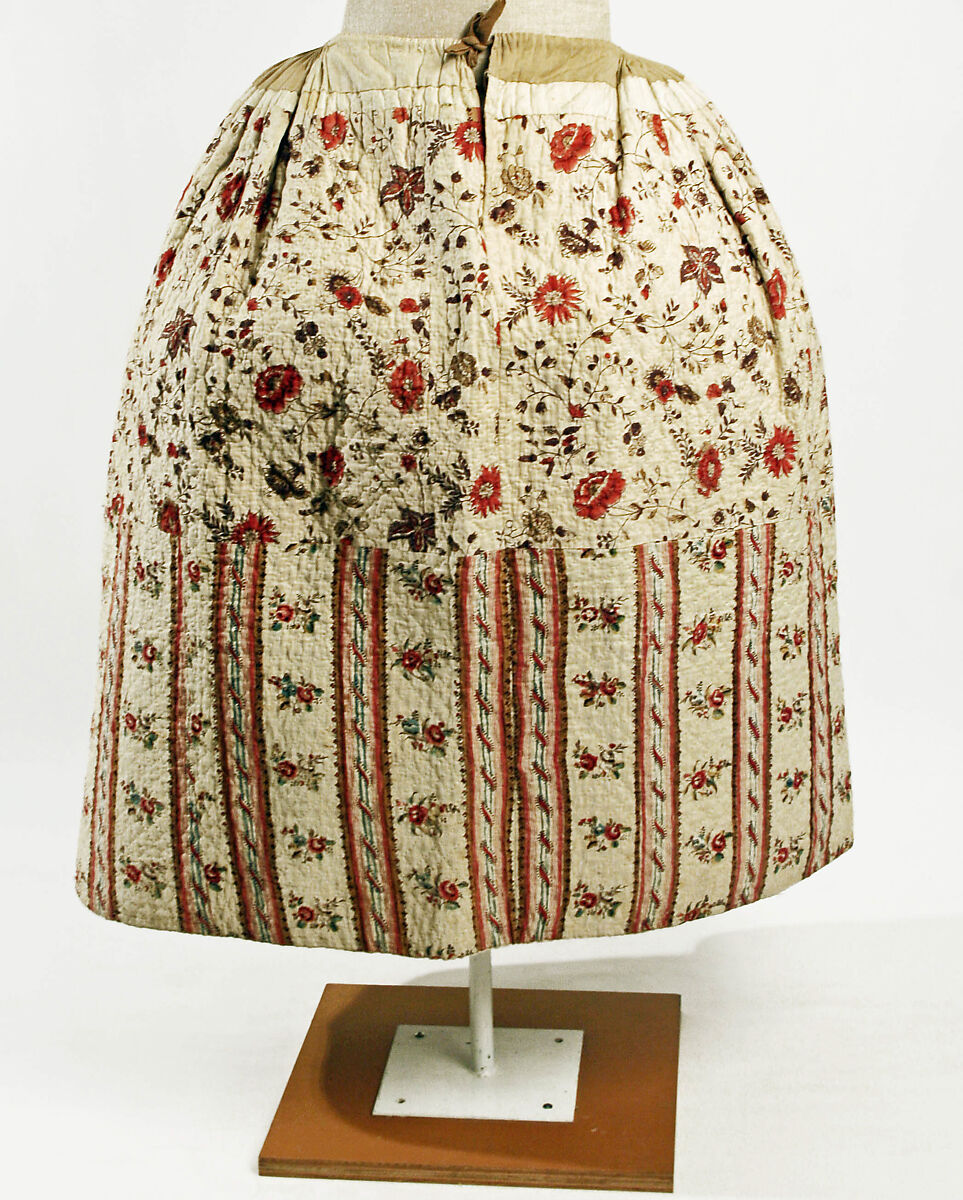 Skirt, linen, French 