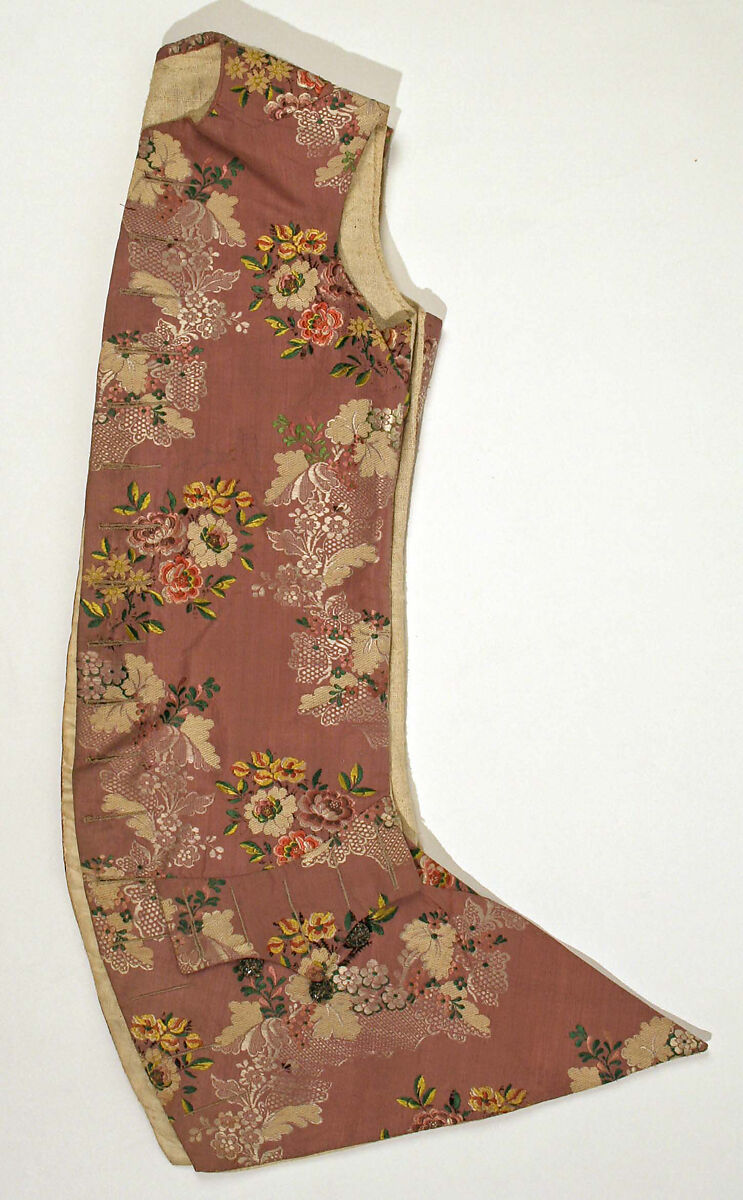 Waistcoat, silk, French