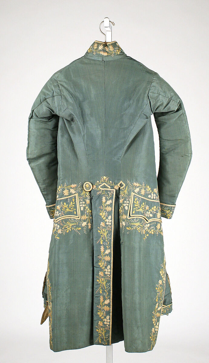 Suit, silk, British