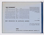 25 prints by Leopoldo Méndez, Leopoldo Méndez (Mexican, 1902–1969), Linocuts, woodcuts, housed in a burlap cover