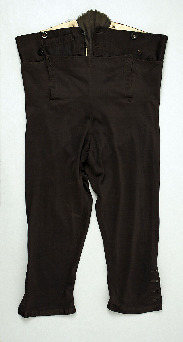 Breeches, silk, British 