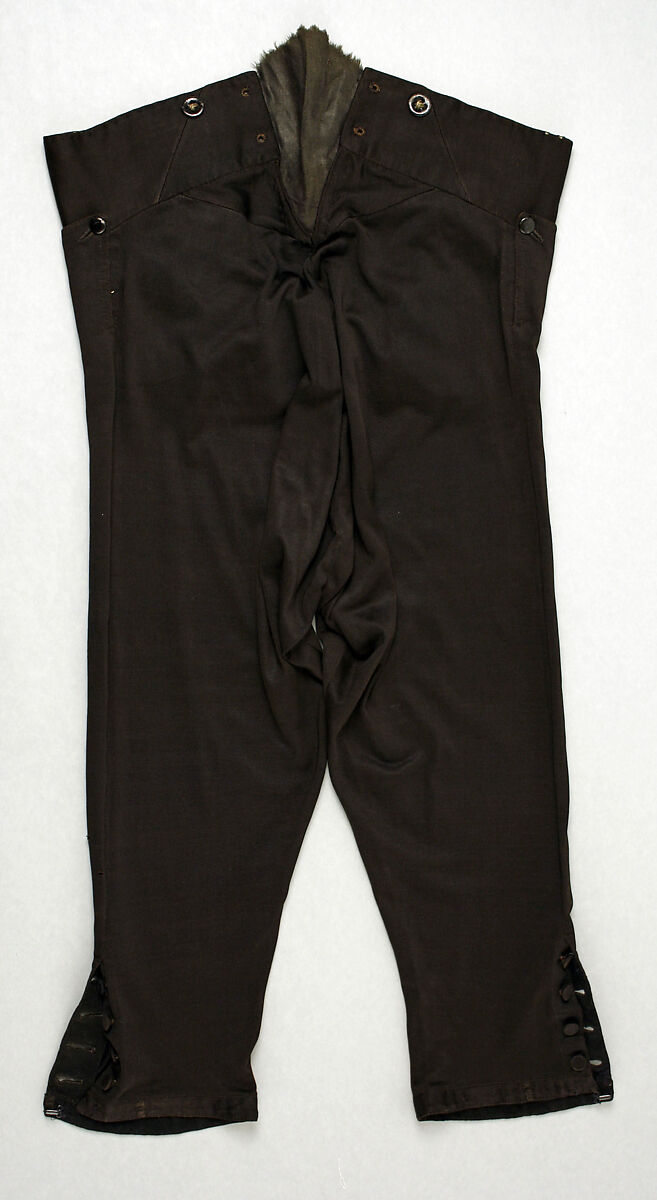 Breeches, silk, British