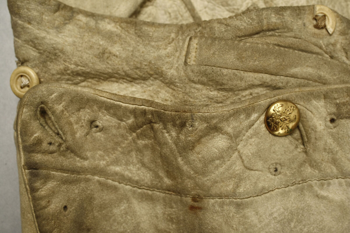 Trousers, leather, probably American