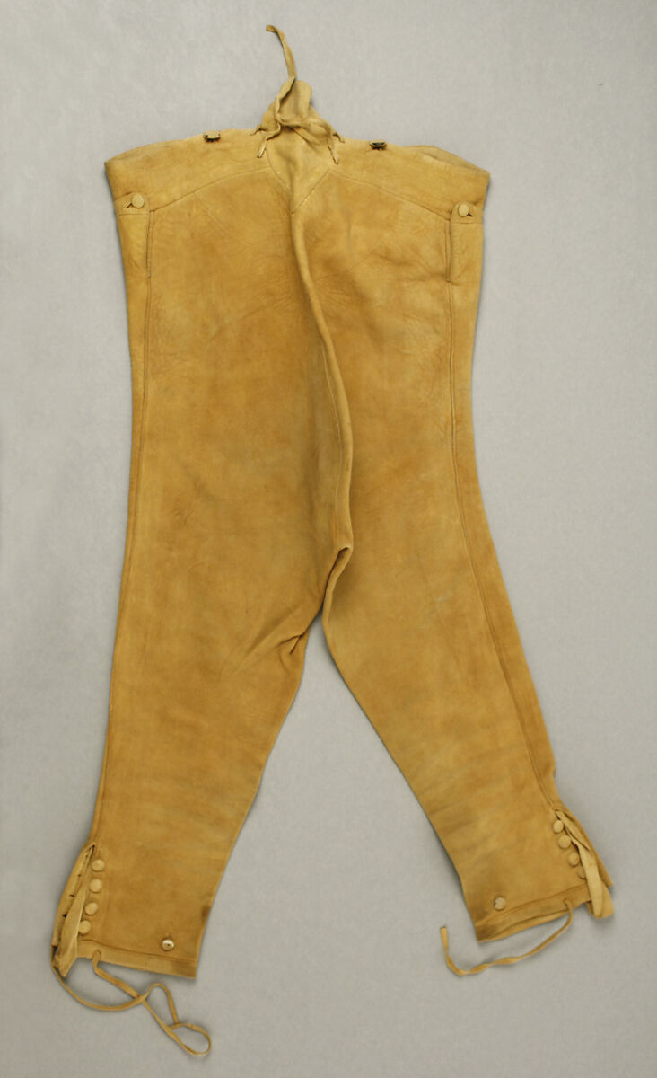 Breeches, leather, American