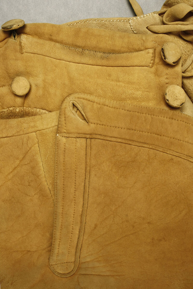 Breeches, leather, American