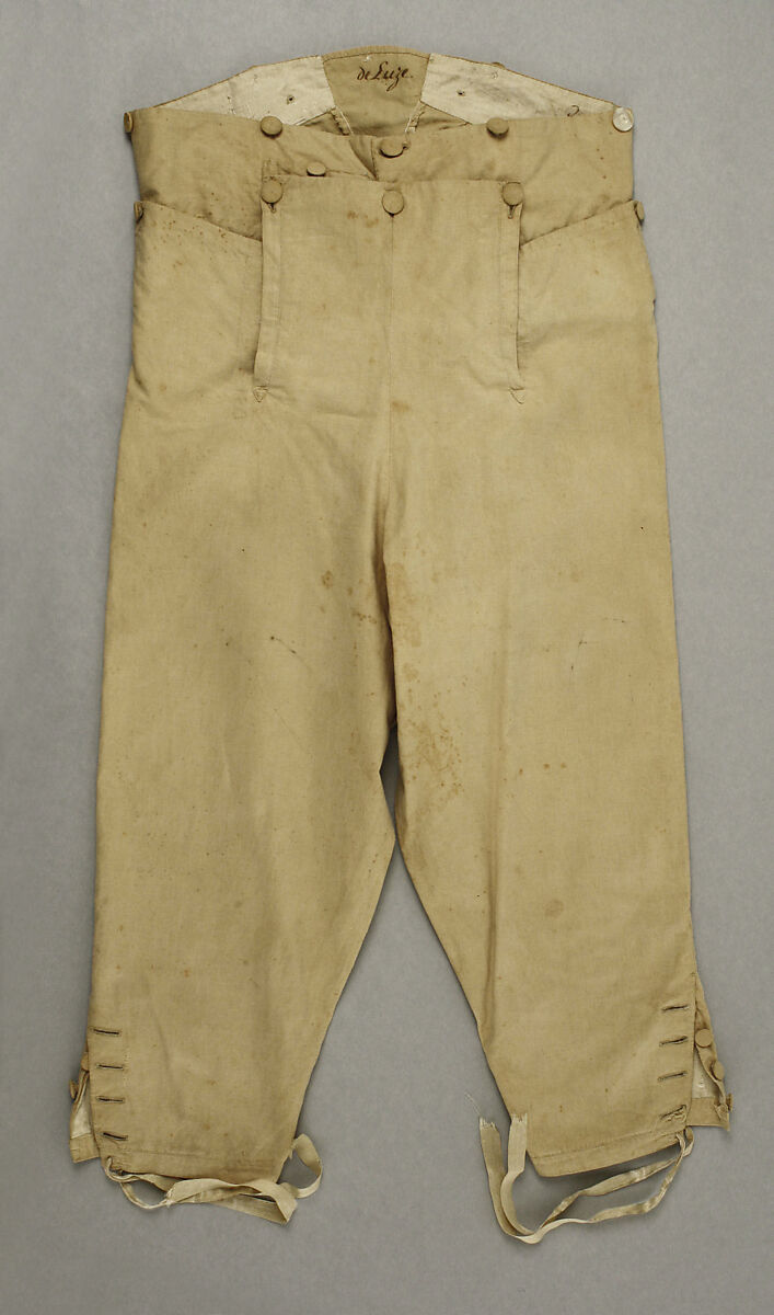 Breeches, cotton, American 