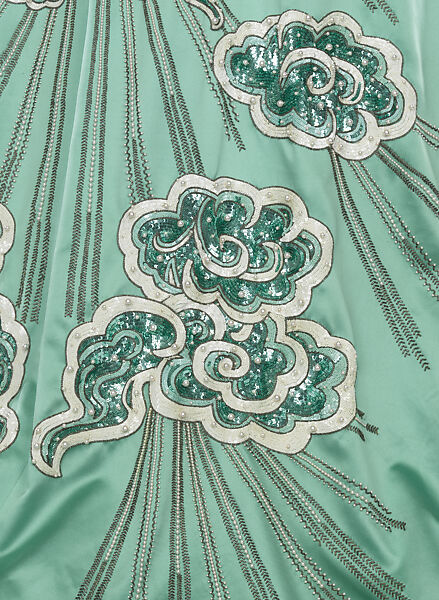 Look 48, Gucci (Italian, founded 1921), (a) silk, (b) lurex, (c, d) silk, metal, (e) metal, resin, glass, (f) metal, resin, glass, (g) metal, resin, glass, Italian