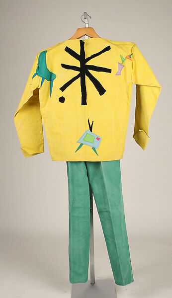 Ensemble, Billy Boy, cotton, wool, plastic, American