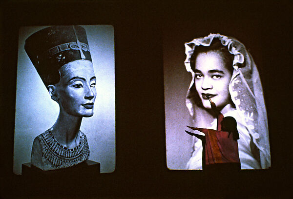 Nefertiti/Devonia Evangeline: You are protected, and you shall not die, Lorraine O'Grady  American, Silver dye bleach prints