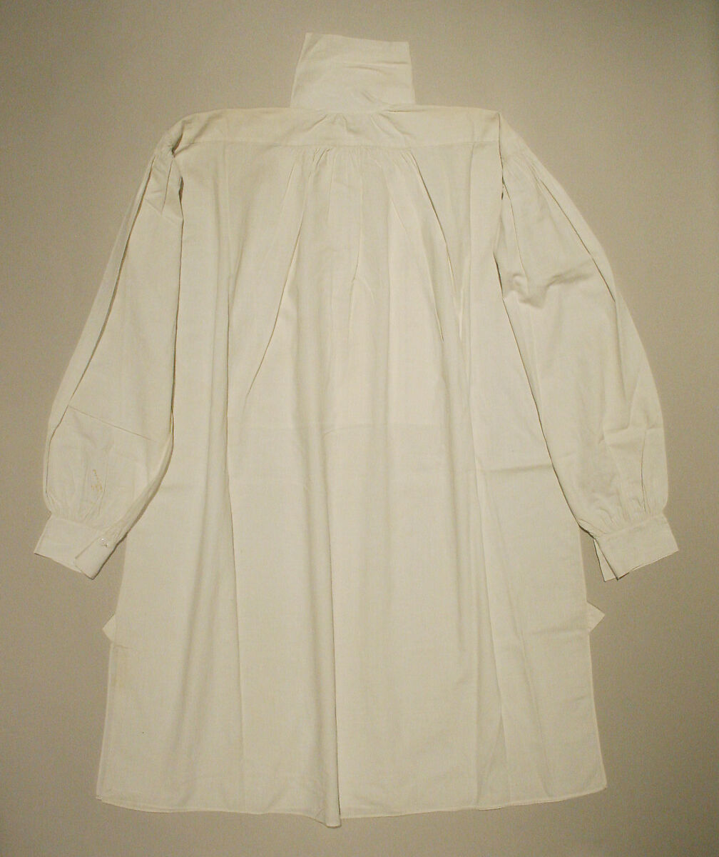 Shirt, linen, American or European