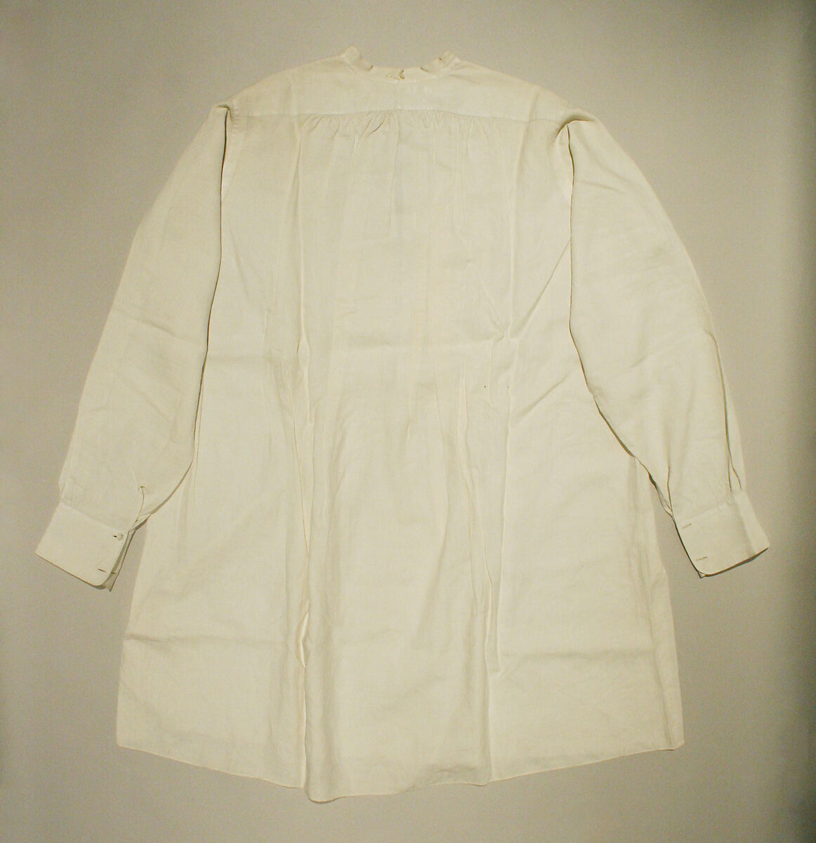 Shirt, linen, American