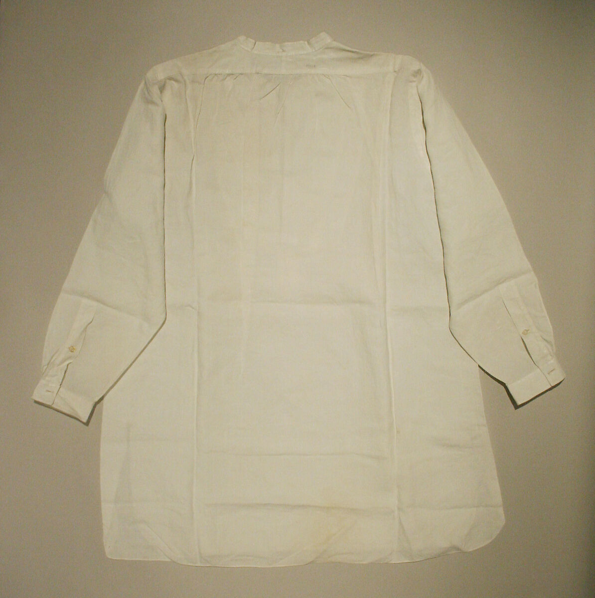 Shirt, linen, American