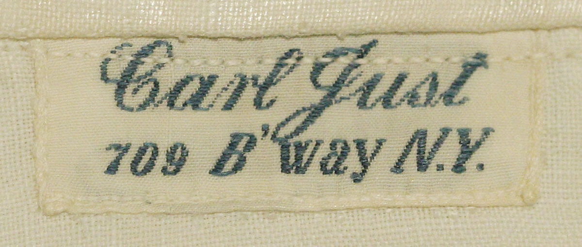 Shirt, linen, American