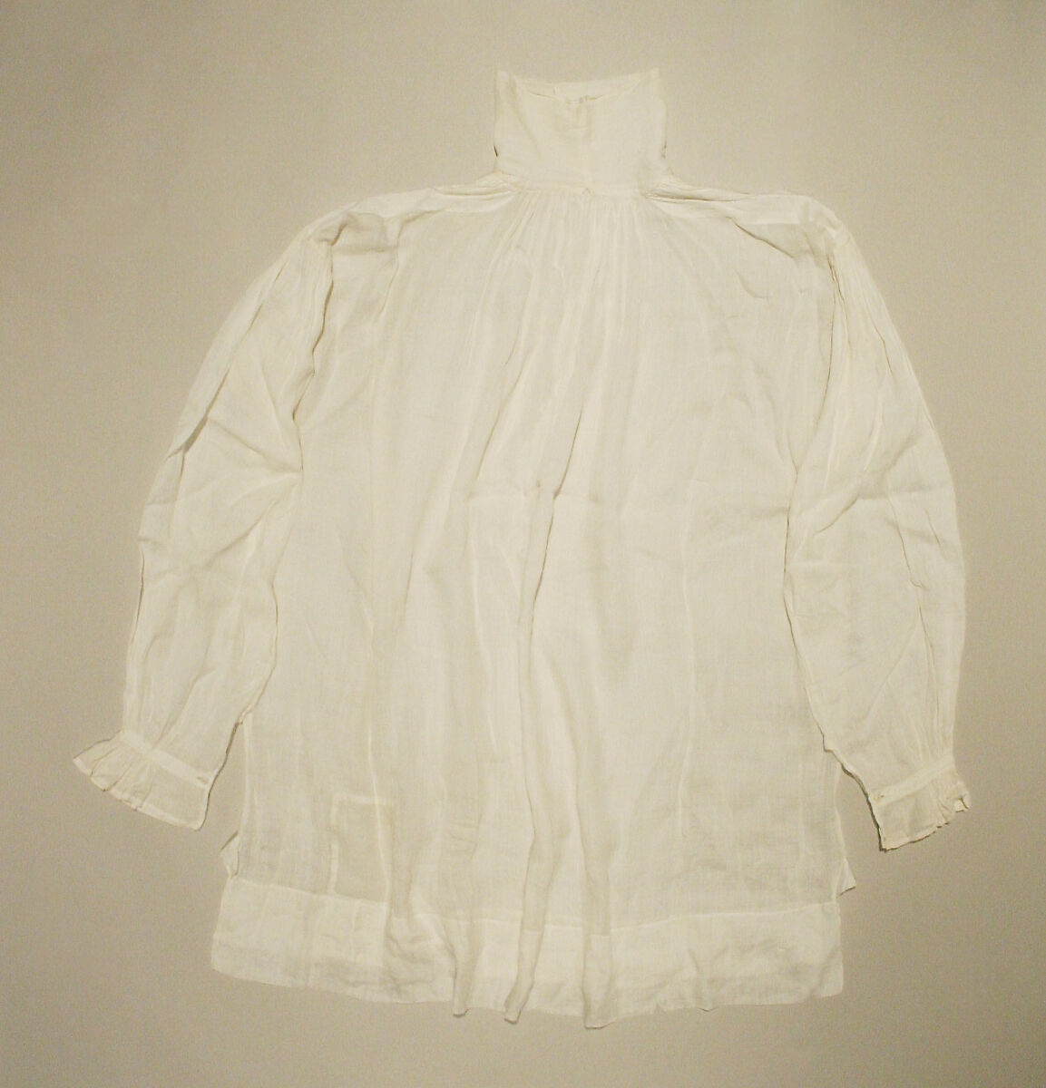 Shirt, linen, American or European