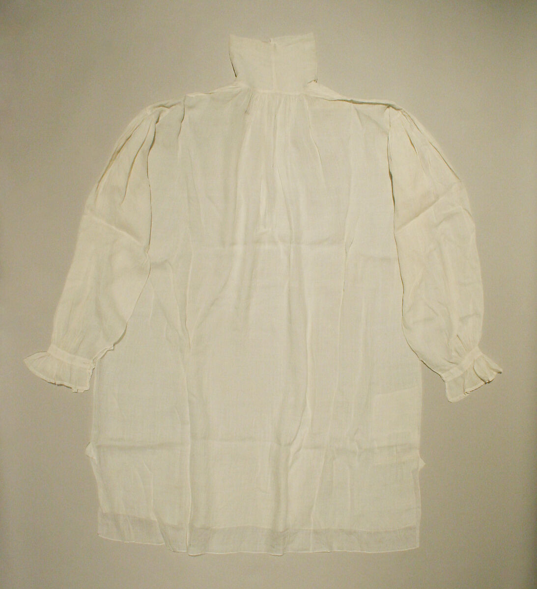 Shirt, linen, American or European