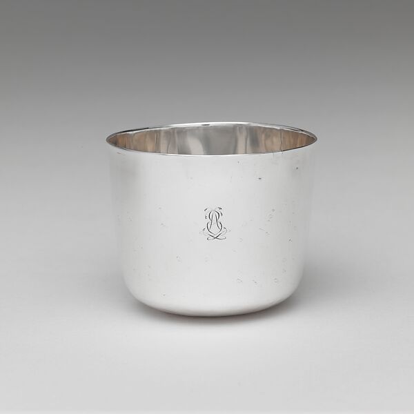 Tumbler, Marked by P. R., Silver, American 