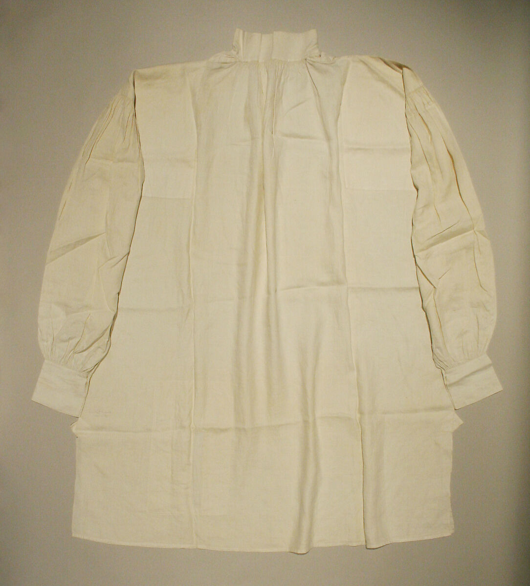 Shirt, linen, American