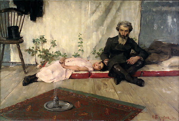 Fête Juive; Sukkot; Feast of Tabernacles, Helene Schjerfbeck (Finnish, Helsinki 1862–1946 Saltsjöbaden), Oil on canvas