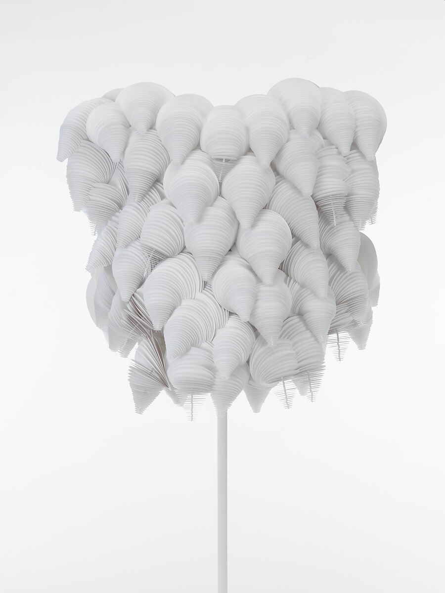 "Ammonite", Bea Szenfeld (Polish, born 1972), paper, polyester, plastic, synthetic, Polish 