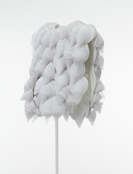 "Ammonite", Bea Szenfeld (Polish, born 1972), paper, polyester, plastic, synthetic, Polish