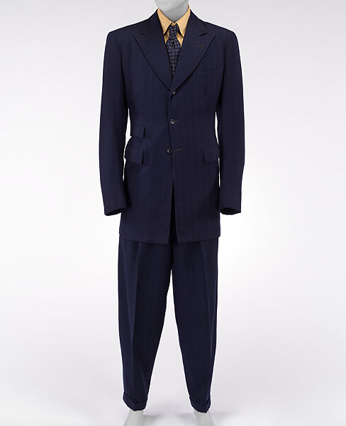 Zoot suit, Wool, cellulose nitrate, plastic, leather, American