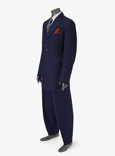 Zoot suit, Wool, cellulose nitrate, plastic, leather, American