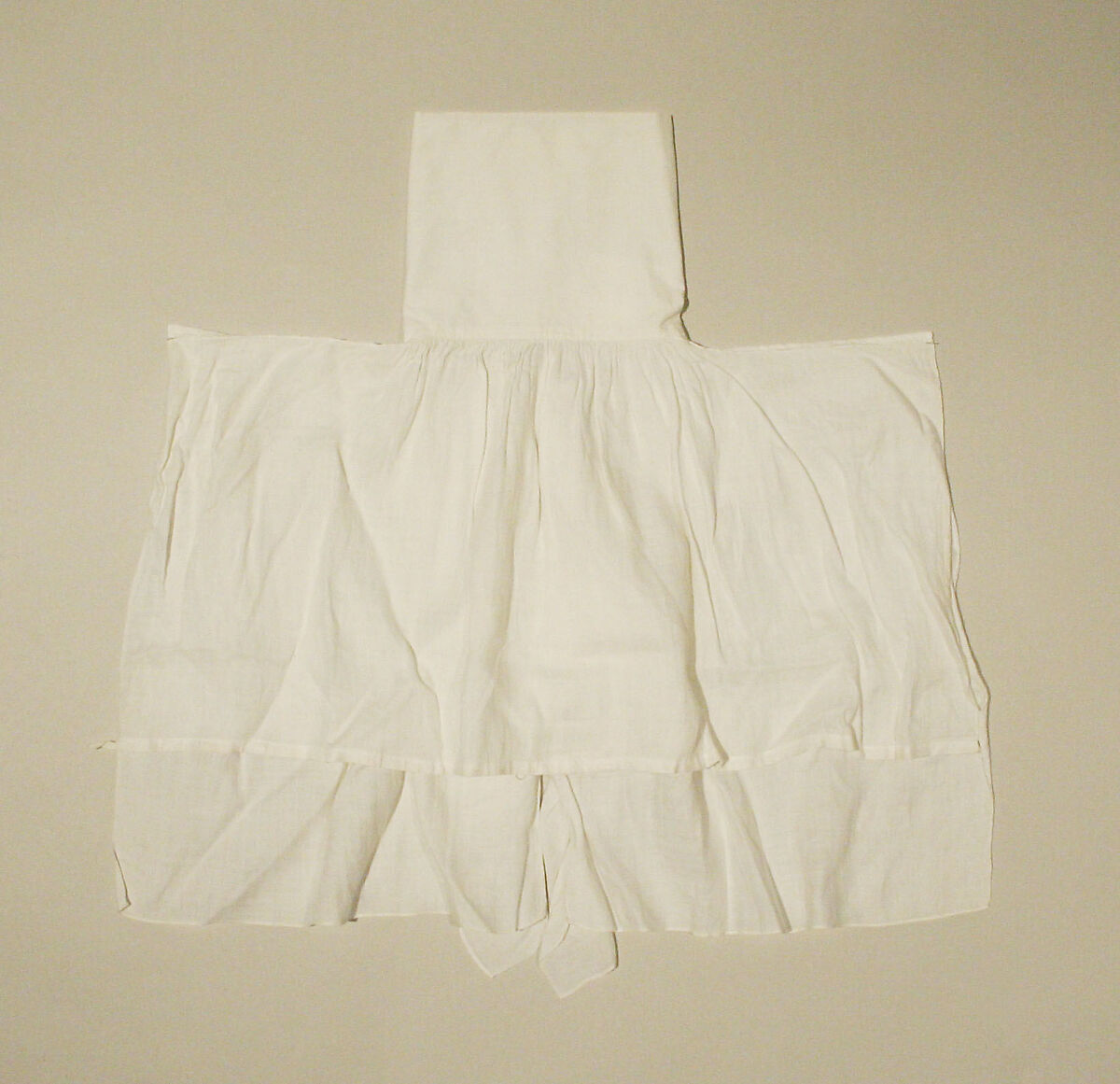 Dickey, linen, American or European