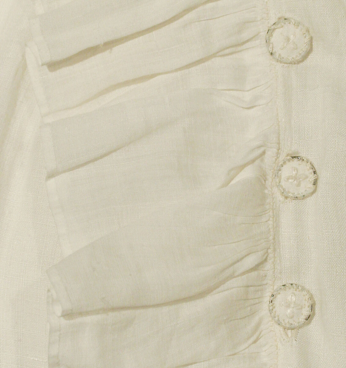 Dickey, linen, American or European