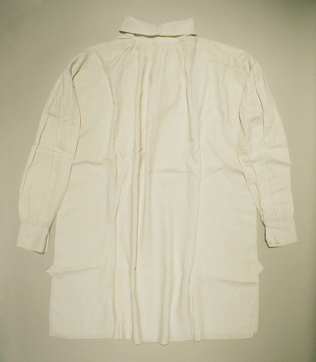 Shirt, linen, British