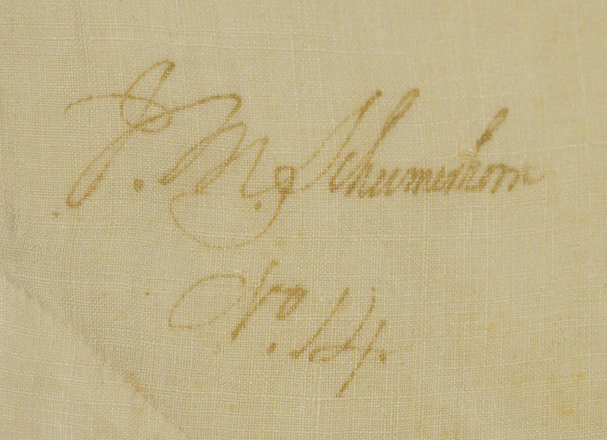 Shirt, flax, American