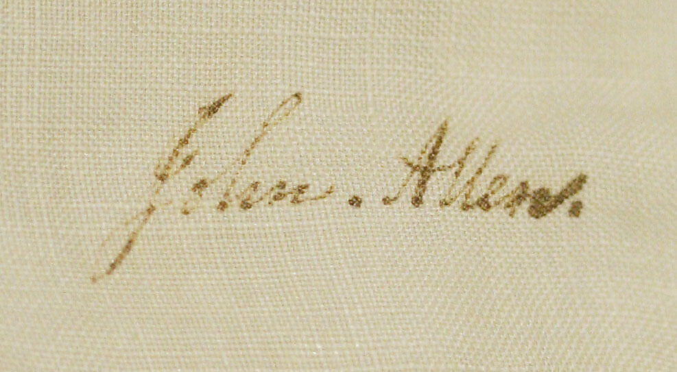 Shirt, linen, probably American