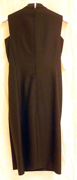 Afternoon dress, James Galanos (American, Philadelphia, Pennsylvania, 1924–2016 West Hollywood, California), wool, silk, American