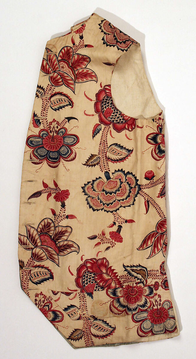 Waistcoat, cotton, French