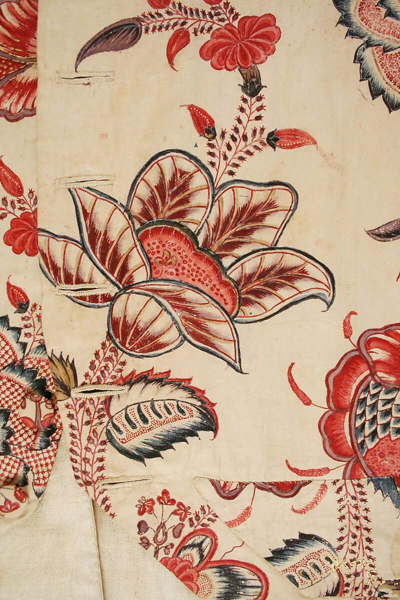 Waistcoat, cotton, French