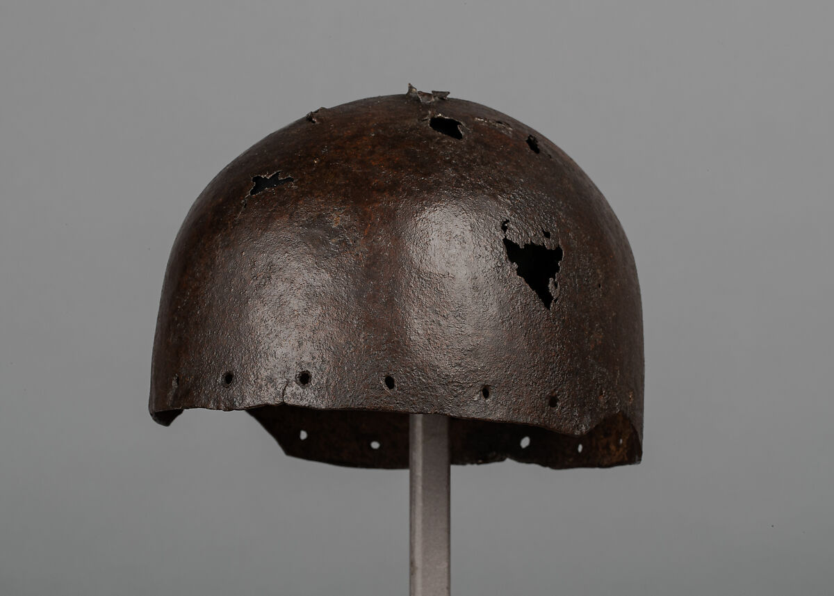 Small Sallet (<i>Celatina</i>), Stamped with a mark belonging to the Missaglia workshop (Italian, Milan, recorded 1430–1529), Steel, Italian, Milan