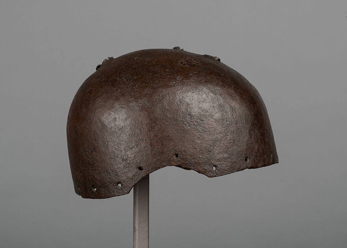 Small Sallet (<i>Celatina</i>), Stamped with a mark belonging to the Missaglia workshop (Italian, Milan, recorded 1430–1529), Steel, Italian, Milan