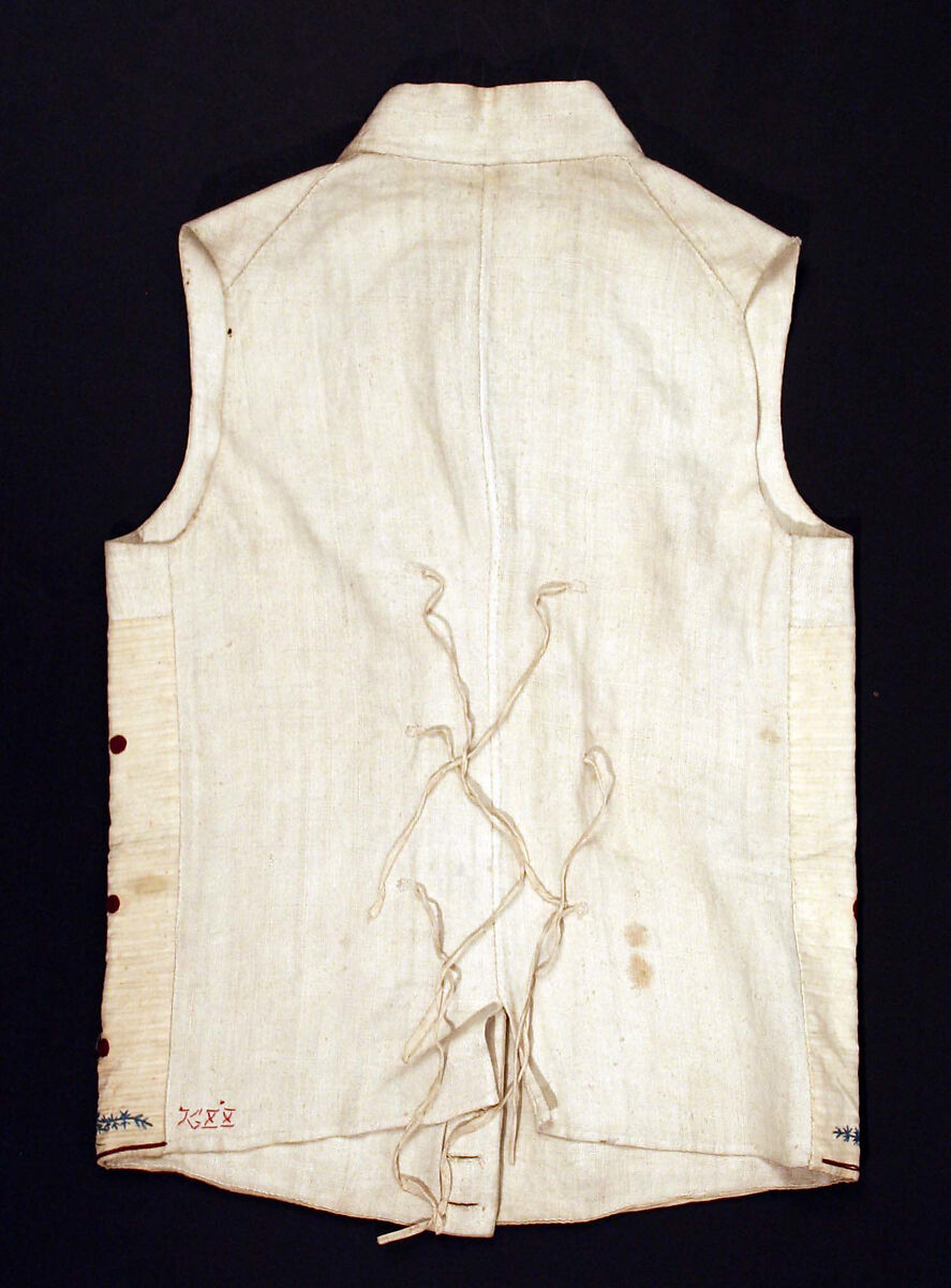 Waistcoat, [no medium available], American