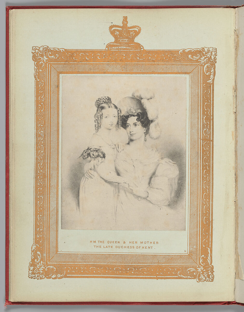 HM The Queen & Her Mother The Late Dutchess of Kent, William Charles Brown (British, active late 19th century), Woodburytypes 