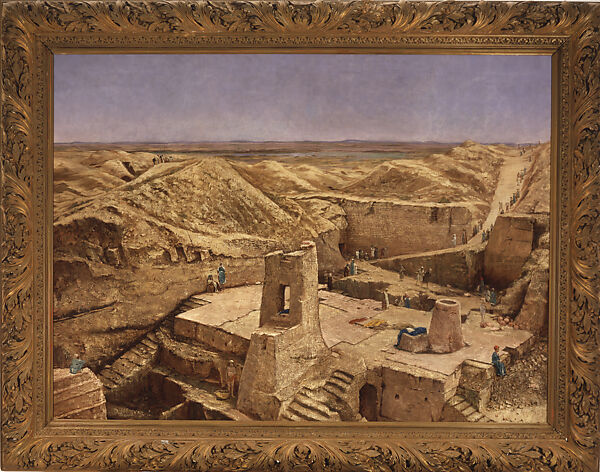 The Excavation at the Temple Court in Nippur, Osman Hamdi Bey  Turkish, Oil on canvas