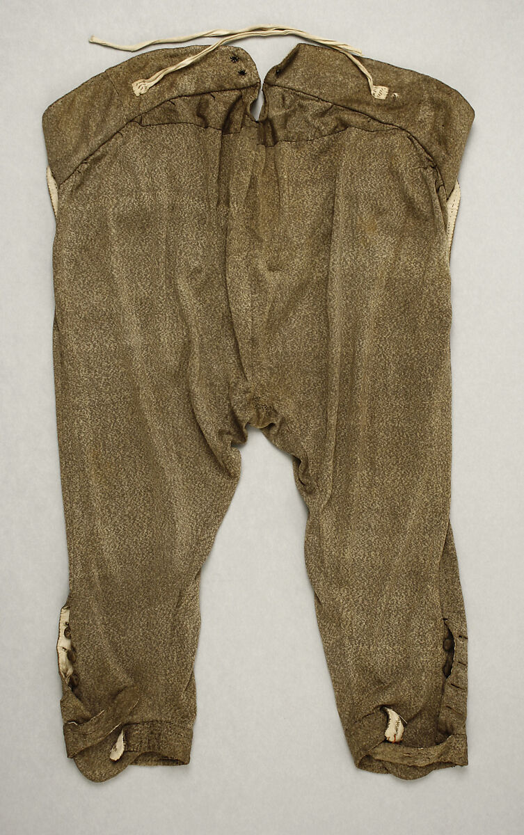 Breeches, silk, Italian