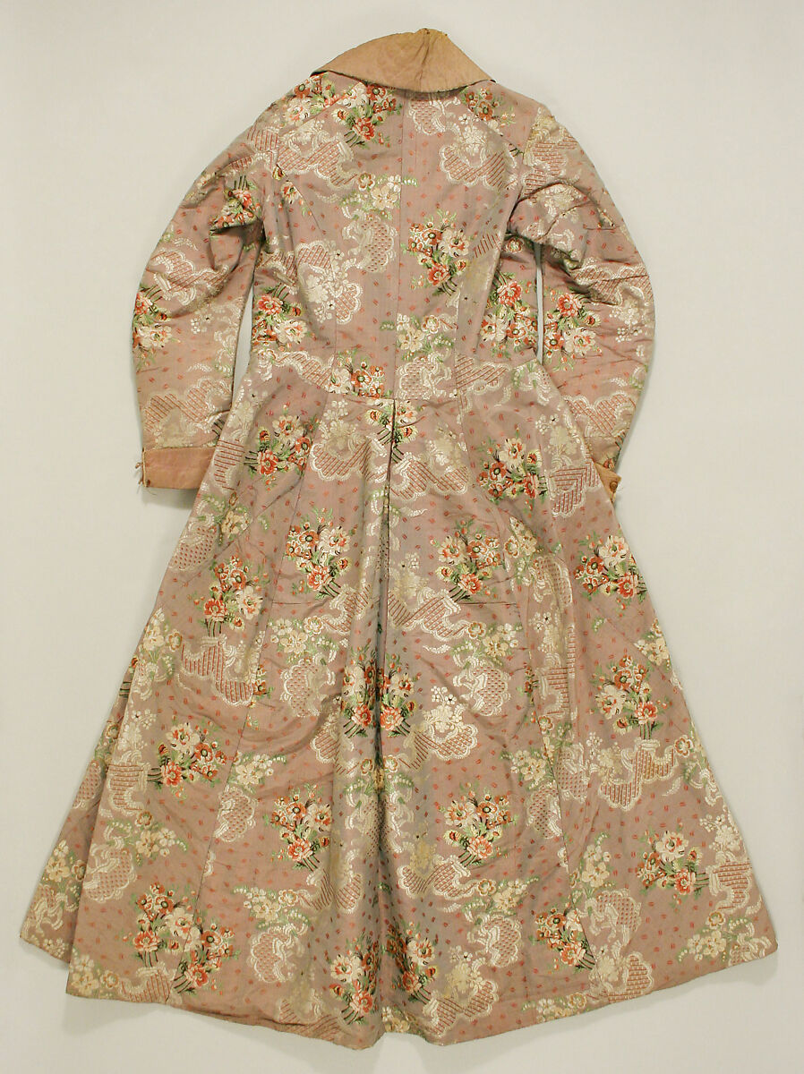 Dressing gown, silk, French