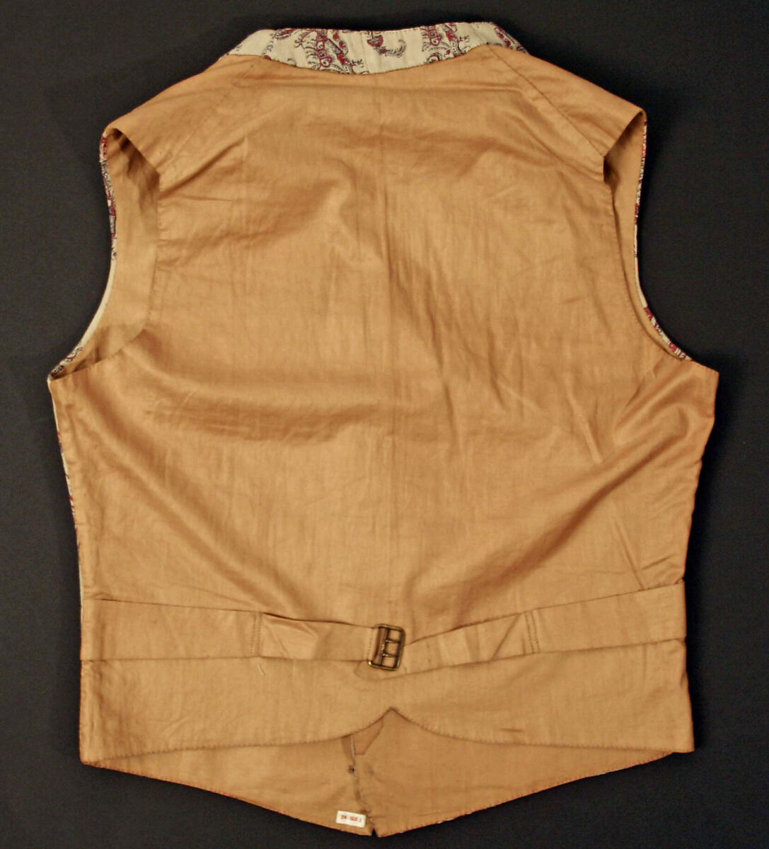 Waistcoat, wool, silk, British
