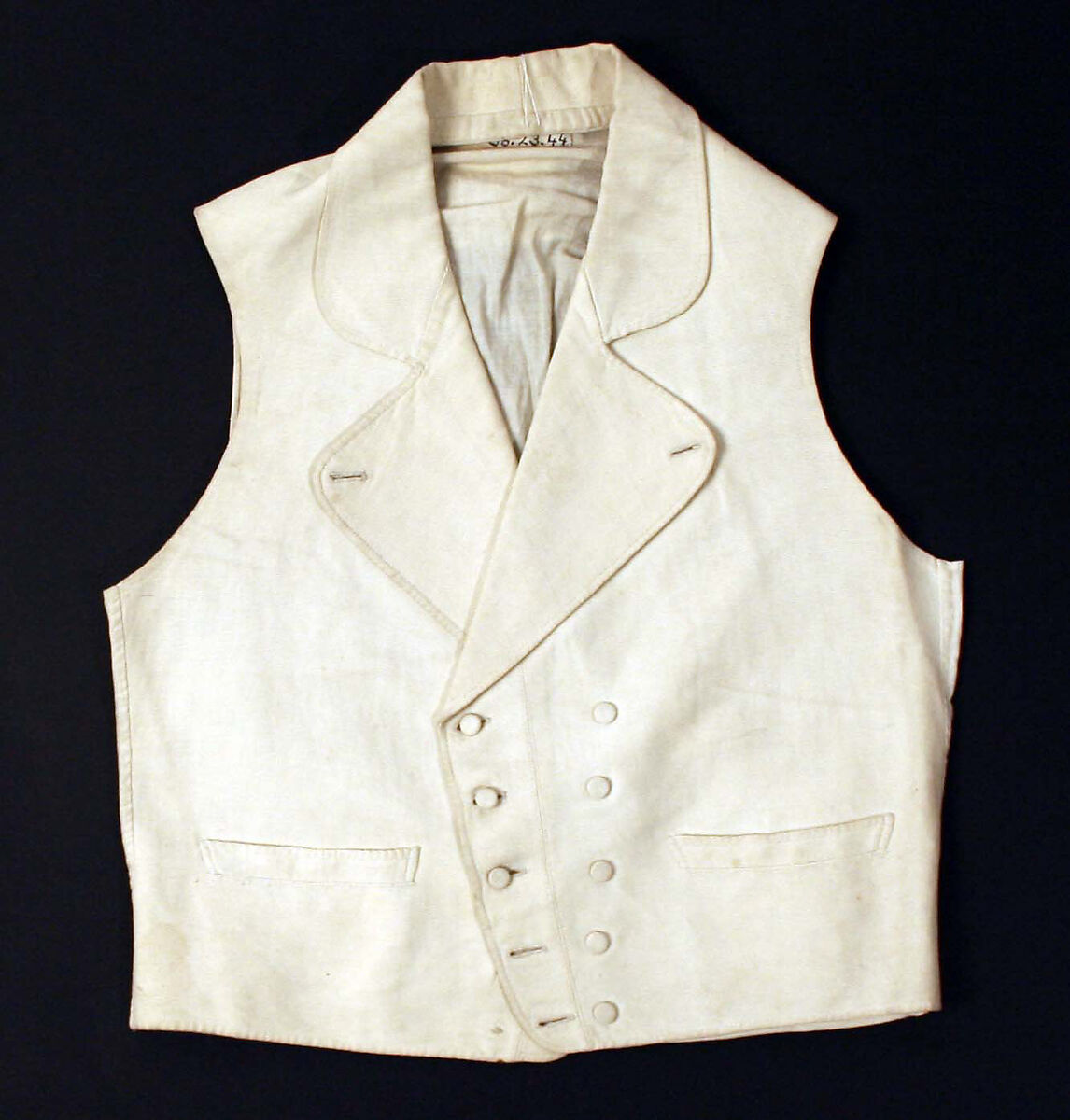 Vest, cotton, American or European 